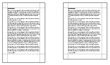 A4 & US Letter with margins and text demonstrating larger A4 bottom margin preventing text overflow